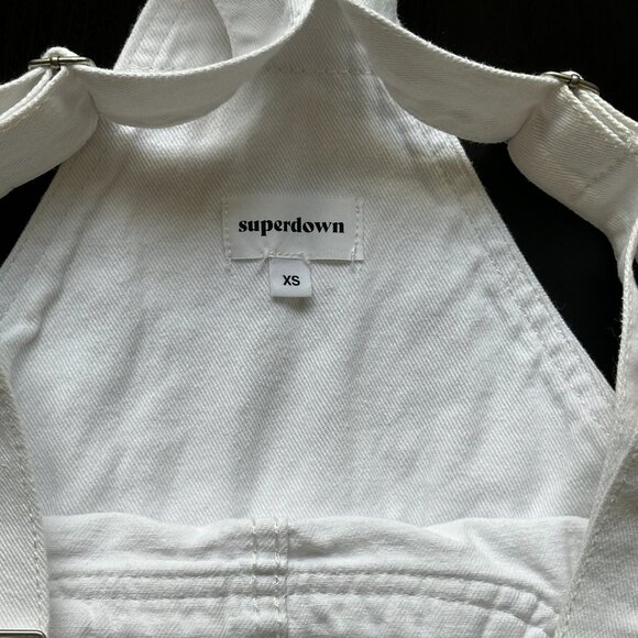 superdown Carmen Denim Short Overalls - Picture 6 of 6